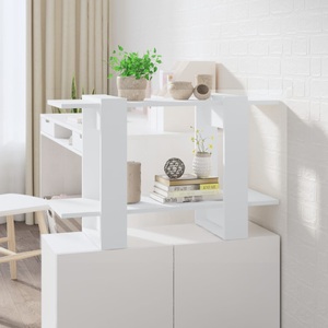 vidaXL, vidaXL Bücherregal/Raumteiler Weiß 80x30x51 cm, vidaXL Bücherregal/Raumteiler Weiß 80x30x51 cm