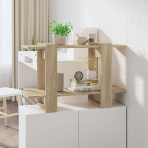 vidaXL, vidaXL Bücherregal/Raumteiler Sonoma-Eiche 80x30x51 cm