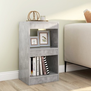 vidaXL, vidaXL Bücherregal/Raumteiler Betongrau 40x30x72 cm, vidaXL Bücherregal/Raumteiler Betongrau 40x30x72 cm