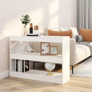 vidaXL, vidaXL Bücherregal/Raumteiler Weiß 100x30x72 cm, vidaXL Bücherregal/Raumteiler Weiß 100x30x72 cm