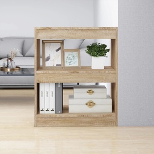 vidaXL, vidaXL Bücherregal/Raumteiler Sonoma-Eiche 60x30x72 cm, 