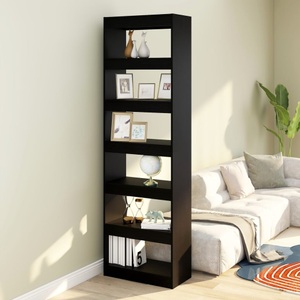 vidaXL, vidaXL Bücherregal/Raumteiler Schwarz 60x30x198 cm, 