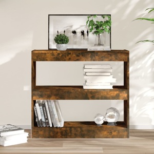 vidaXL, vidaXL Bücherregal/Raumteiler Räuchereiche 80x30x72 cm, 