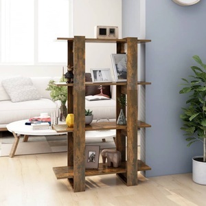 vidaXL, vidaXL Bücherregal/Raumteiler Räuchereiche 80x30x123,5 cm, 