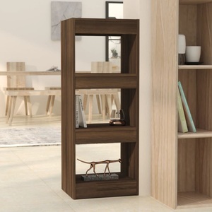 vidaXL, vidaXL Bücherregal/Raumteiler Braun Eiche 40x30x103cm Holzwerkstoff, vidaXL Bücherregal/Raumteiler Braun Eiche 40x30x103cm Holzwerkstoff
