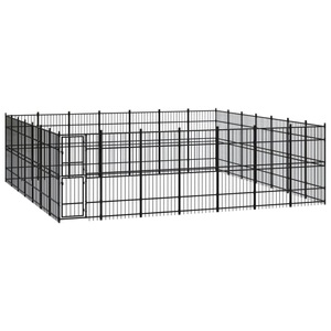 vidaXL, vidaXL Outdoor-Hundezwinger Stahl 45,16 m², vidaXL Outdoor-Hundezwinger Stahl 45,16 m²