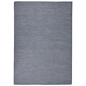 vidaXL, vidaXL Outdoor-Teppich Flachgewebe 160x230 cm Blau