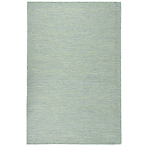 vidaXL, vidaXL Outdoor-Teppich Flachgewebe 120x170 cm Türkis