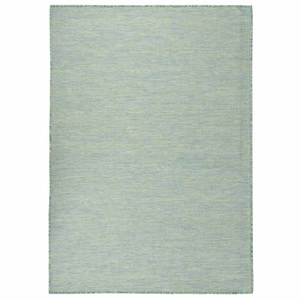 vidaXL, vidaXL Outdoor-Teppich Flachgewebe 200x280 cm Türkis