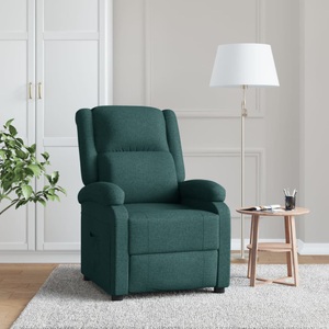 vidaXL, vidaXL Relaxsessel Dunkelgrün Stoff, 