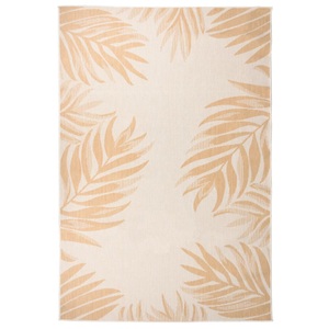 vidaXL, vidaXL Outdoor-Teppich Flachgewebe 160x230 cm Blattmuster