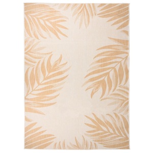 vidaXL, vidaXL Outdoor-Teppich Flachgewebe 200x280 cm Blattmuster