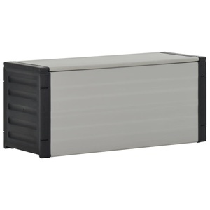 vidaXL, vidaXL Mülltonnenbox Grau 85x34x40 cm, vidaXL Mülltonnenbox Grau 85x34x40 cm