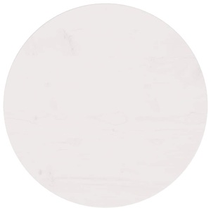 vidaXL, vidaXL Tischplatte Weiß Ø50x2,5 cm Massivholz Kiefer, vidaXL Tischplatte Weiß Ø50x2,5 cm Massivholz Kiefer