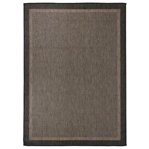 vidaXL, vidaXL Outdoor-Teppich Flachgewebe 200x280 cm Dunkelbraun
