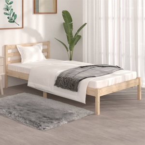 vidaXL, vidaXL Massivholzbett Kiefer 90x190 cm 3FT Single