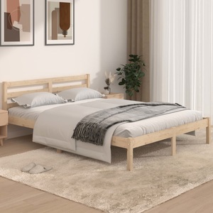vidaXL, vidaXL Massivholzbett Kiefer 140x190 cm