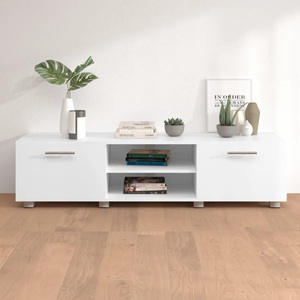 vidaXL, vidaXL TV-Schrank Weiß 140x40x35cm Holzwerkstoff, 