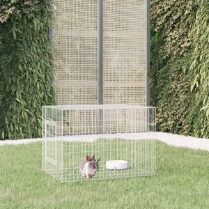 vidaXL, vidaXL Kaninchenkäfig 78x54x54 cm Verzinktes Eisen, 