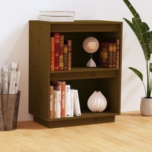 vidaXL, vidaXL Beistellschrank Honigbraun 60x34x75 cm Massivholz Kiefer, vidaXL Beistellschrank Honigbraun 60x34x75 cm Massivholz Kiefer