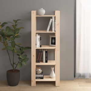 vidaXL, vidaXL Bücherregal/Raumteiler 60x35x160 cm Massivholz, vidaXL Bücherregal/Raumteiler 60x35x160 cm Massivholz