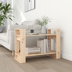 vidaXL, vidaXL Bücherregal/Raumteiler 80x35x56,5 cm Massivholz Kiefer