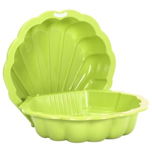 vidaXL, vidaXL Sandkästen 2 Stk. Grün 77x87x21 cm Kunststoff