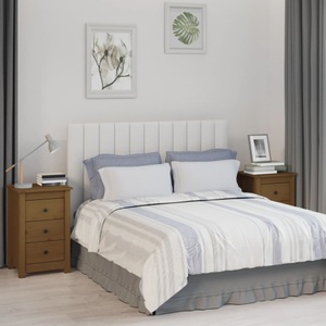 vidaXL, vidaXL Nachttische 2 Stk. Honigbraun 40x35x61,5 cm Massivholz Kiefer, vidaXL Nachttische 2 Stk. Honigbraun 40x35x61,5 cm Massivholz Kiefer