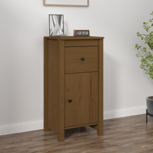vidaXL, vidaXL Sideboard Honigbraun 40x35x80 cm Massivholz Kiefer