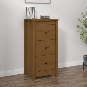vidaXL, vidaXL Sideboard Honigbraun 40x35x80 cm Massivholz Kiefer