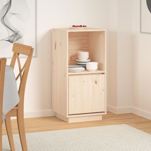 vidaXL, vidaXL Sideboard 38x35x80 cm Massivholz Kiefer, vidaXL Sideboard 38x35x80 cm Massivholz Kiefer