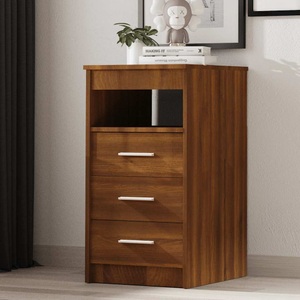 vidaXL, vidaXL Sideboard mit Schubladen Braun Eichen-Optik 40x50x76 cm