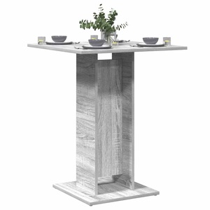 vidaXL, vidaXL Bistrotisch Grau Sonoma 60x60x75 cm Holzwerkstoff, vidaXL Bistrotisch Grau Sonoma 60x60x75 cm Holzwerkstoff