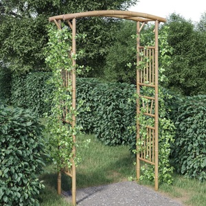 vidaXL, vidaXL Rosenbogen Bambus 118x40x187 cm, vidaXL Rosenbogen Bambus 118x40x187 cm