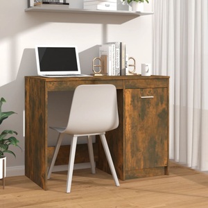 vidaXL, vidaXL Schreibtisch Räuchereiche 100x50x76 cm Holzwerkstoff, vidaXL Schreibtisch Räuchereiche 100x50x76 cm Holzwerkstoff