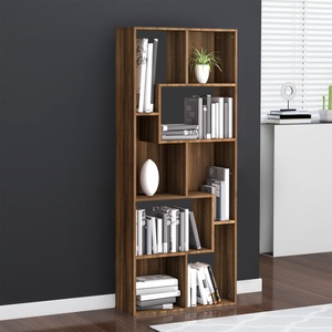 vidaXL, vidaXL Bücherregal Braun Eiche 67x24x161 cm Holzwerkstoff