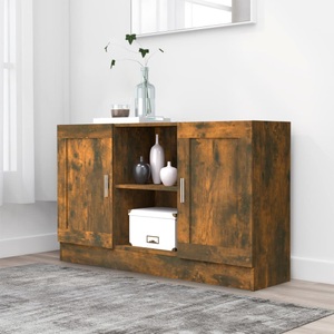vidaXL, vidaXL Sideboard Räuchereiche 120x30,5x70 cm Holzwerkstoff