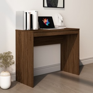 vidaXL, vidaXL Schreibtisch Braun Eichen-Optik 90x40x72 cm Holzwerkstoff, 