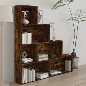vidaXL, vidaXL Bücherregal Räuchereiche 155x24x160 cm, vidaXL Bücherregal Räuchereiche 155x24x160 cm