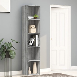 vidaXL, vidaXL Bücherregal Grau Sonoma 40x30x189 cm Holzwerkstoff