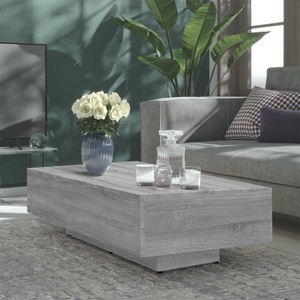 vidaXL, vidaXL Couchtisch Grau Sonoma 115x60x31 cm Holzwerkstoff, 