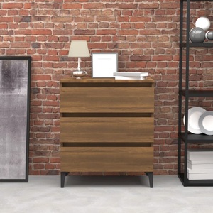 vidaXL, vidaXL Sideboard Braun Eichen-Optik 60x35x69 cm Holzwerkstoff