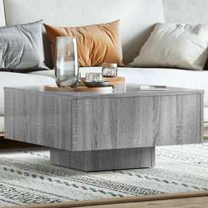 vidaXL, vidaXL Couchtisch Grau Sonoma 60x60x31,5 cm Holzwerkstoff, vidaXL Couchtisch Grau Sonoma 60x60x31,5 cm Holzwerkstoff