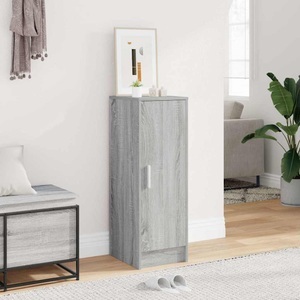 vidaXL, vidaXL Schuhregal Grau Sonoma 32x35x92 cm Holzwerkstoff