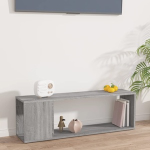 vidaXL, vidaXL TV-Schrank Grau Sonoma 100x24x32 cm Holzwerkstoff, vidaXL TV-Schrank Grau Sonoma 100x24x32 cm Holzwerkstoff