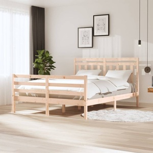 vidaXL, vidaXL Massivholzbett 160x200 cm, vidaXL Massivholzbett 160x200 cm