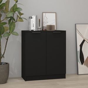 vidaXL, vidaXL Sideboard Schwarz 60x30x70 cm Holzwerkstoff