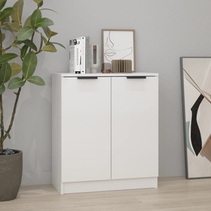 vidaXL, vidaXL Sideboard Hochglanz-Weiß 60x30x70 cm Holzwerkstoff