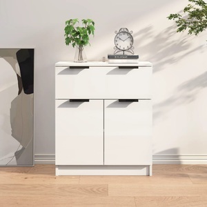 vidaXL, vidaXL Sideboard Hochglanz-Weiß 60x30x70 cm Holzwerkstoff