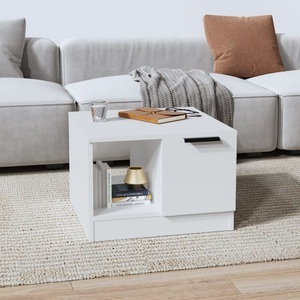 vidaXL, vidaXL Couchtisch Weiß 50x50x36 cm Holzwerkstoff